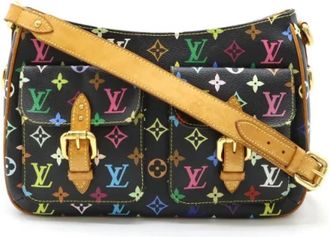 Louis Vuitton Pre-owned Canvas crossbody-bags - Dames - Vintage Schoudertas - Zwart - ONE Size - Vintage