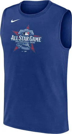 Nike 2026 All-Star Game Legend Nike Mens Dri-FIT MLB Muscle Tank Top in Blue | 01B34EWASG-NR2