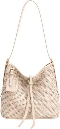 Melie Bianco Womens Thalia Recycled Vegan Leather Tote Bag In Bone