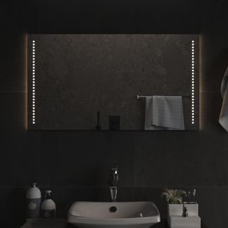 vidaXL Espejo De Ba&ntilde;o Con Led 50x90 Cm Vidaxl