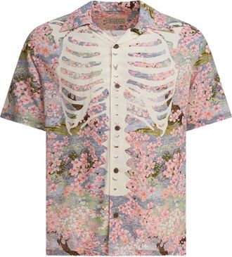 KAPITAL Camicia a fiori - Rosa