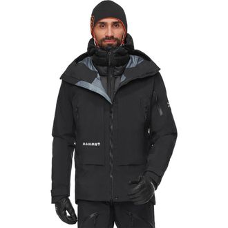 Mammut Eiger Nordwand Pro Hs Hooded Jacket - Mens in Black at Nordstrom, Size X-Large