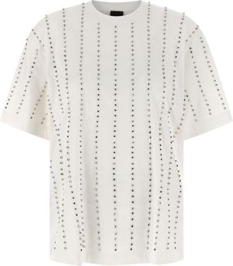 Pinko White Cotton T-shirt