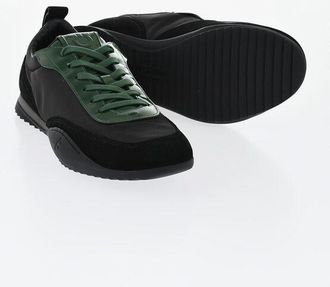 Ferragamo Nylon Sneakers DETROIT with Patent Detail size 41,5