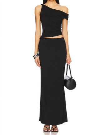 Superdown Calliope Skirt Set In Black