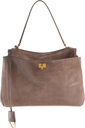 Balenciaga Small Rodeo Leather Top Handle Bag in 5848 Dark Noix at Nordstrom