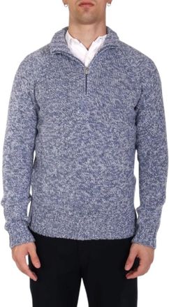 Gran Sasso Lupetto Zip - Heren - Coltruien - Blauw - L - Truien & Vesten