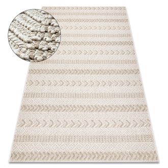 RugsX Alfombra Jersey 19243 Beige - Espina De Pescado, Estructural, Lazo Boho Beige 160x220 Cm