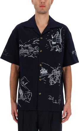 Drôle de Monsieur Shirt With Embroidery-Uomo