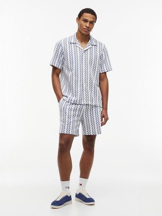 Tommy Hilfiger Mens Tommy Jeans Open Weave Beach Short - Providence Blue - XL