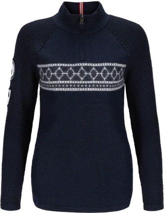 Amundsen Sports Boiled Ski Sweater Merinopullover für Damen | blau