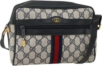 Gucci Pre-owned Vintage Shoulder Bag - Dames - Vintage Schoudertas - Beige - ONE Size - Leer - Vintage