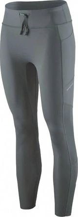 Patagonia Womens Endless Run 7/8 Tights In Nouveau Green