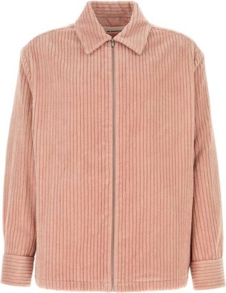 Jil Sander Pink Zip-Up Overshirt