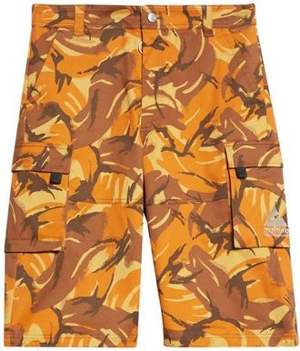 Martine Rose Camouflage Utility Cargo Shorts in Orange Camo at Nordstrom, Size X-Large