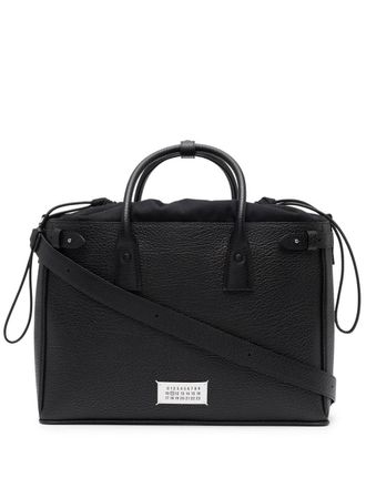 Maison Margiela 5AC leren shopper - Zwart
