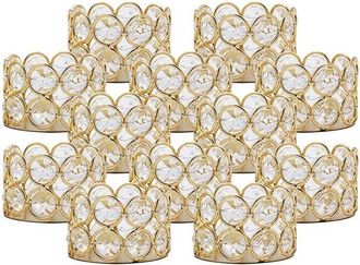 OEM Chandelier Cristal Or 12 Pcs Centre De Table Caf&eacute; Chambre No&euml;l Cadeau