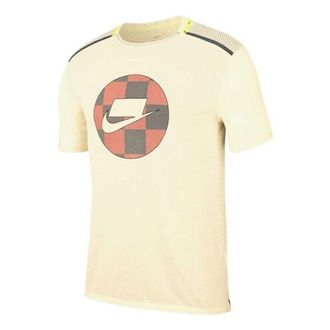 Nike AS Mens NK WILD Run Top SS MESH PALE IVORY BV5548-110