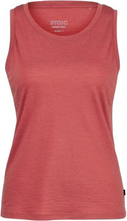 Stoic Merino155 LaholmSt. Tank Merinoshirt f&uuml;r Damen | rot