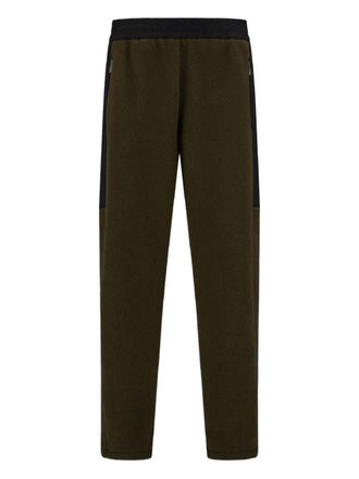 Herno fleece panelled track pants - Green