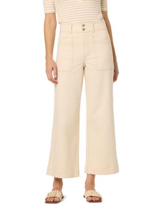 Joe's Ecru Wide Leg Cargo Ankle Jean