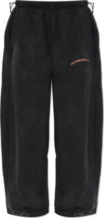 Misbhv Pantaloni della tuta baggy sbiaditi - - Trousers - unisex - Nero - S
