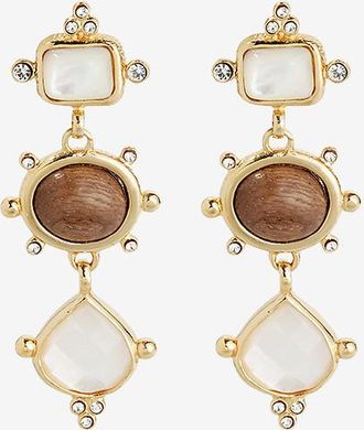 Gas Bijoux Ohrhänger Tiki 3 Rangs