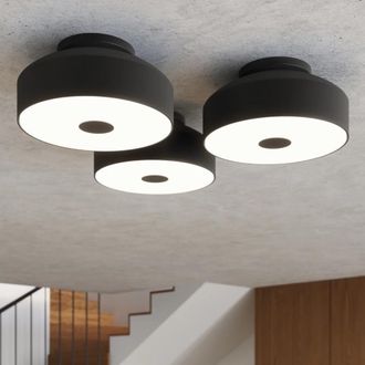 Wonderlamp L&aacute;mpara de techo negro moderno con 4 luces