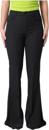 Liu Jo Dames, Broeken, Zwart, Maat: L