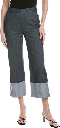 CeCe by Cynthia Steffe Wide Cuff Straight Leg Denim Pant