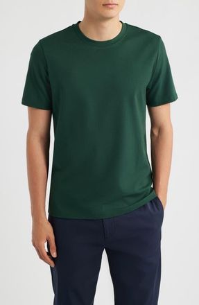 Theory Essential Crewneck T-Shirt in Pine at Nordstrom, Size Xx-Large