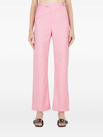 Wynn Hamlyn saddle-wrap trousers - women - Wool - 12 - Pink