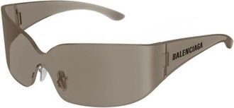 Balenciaga Bb 0421S 002 Zonnebrillen - unisex - Zonnebrillen - Bruin - ONE Size - Nylon - Accessoires