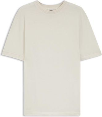 BOSS Regular-fit T-shirt in a mercerised cotton blend