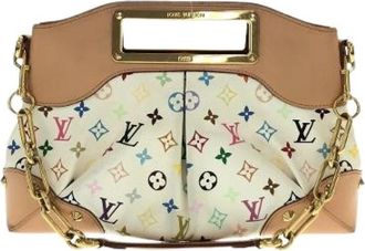 Louis Vuitton Pre-owned Multicolor Judy Coated Canvas Schoudertas - Dames - Vintage Handtas - Veelkleurig - ONE Size - Vintage
