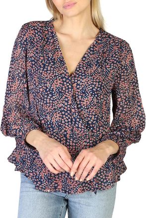 Pepe Jeans London Marisa_PL304226 Blauwe Damesblouse