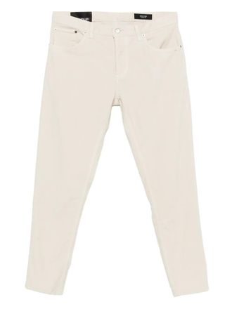 Dondup cotton twill trousers - Neutrals