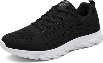 Generic Men Running Trainers Lightweight Slip On Sneakers Breathable Mesh Trainers Comfortable Tennis Shoes Non Slip Casual Shoes Sleek Sneakers Shock Absorbi