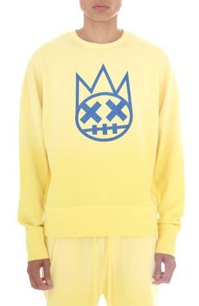 Cult of Individuality Shimuchan Flocked Logo Graphic Sweatshirt in Vintage Yellow at Nordstrom Rack, Size Xxx-Large