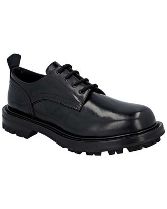 Alexander McQueen Alexander Mcqueen Mens Calfskin Worker Derby, Never Worn (Authentic Pre- Loved)