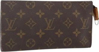 Louis Vuitton Pre-owned Clutches, female, Brown, Size: ONE SIZE Pre-owned Accessory Pouch