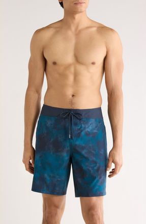 Travis Mathew Board Control Swim Trunks in Total Eclipse at Nordstrom Rack, Size 33