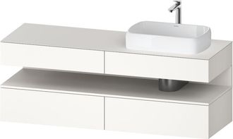 Duravit Qatego Consola Mueble Bajo Lavabo, 2 Extensiones, 2 - Duravit