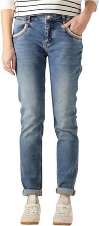 Mos Mosh Dames Jeans Naomi Matteos Jeans - Dames - Slim Fit Jeans - Blauw - W29 - Jeans