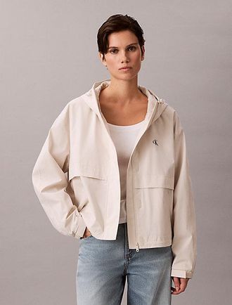 Calvin Klein Chaqueta T&eacute;cnica Con Capucha Holgada