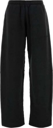 Alexander Wang Katoenen Joggers Sweatshirts - Dames - Sweatpants - Zwart - M - Katoen - Broeken