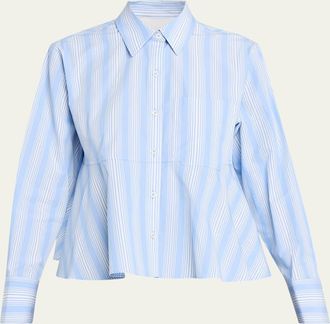 3.1 Phillip Lim Pinstripe Long-Sleeve Shirt