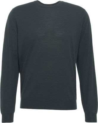 Gender Slim Fit Round Neck Sweater With Ribbed Cuffs