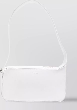 Courr&egrave;ges one racer leather shoulder bag