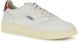 Autry Mens Medalist Low Sneakers Wht-Deepclaret Wht/deepclaret